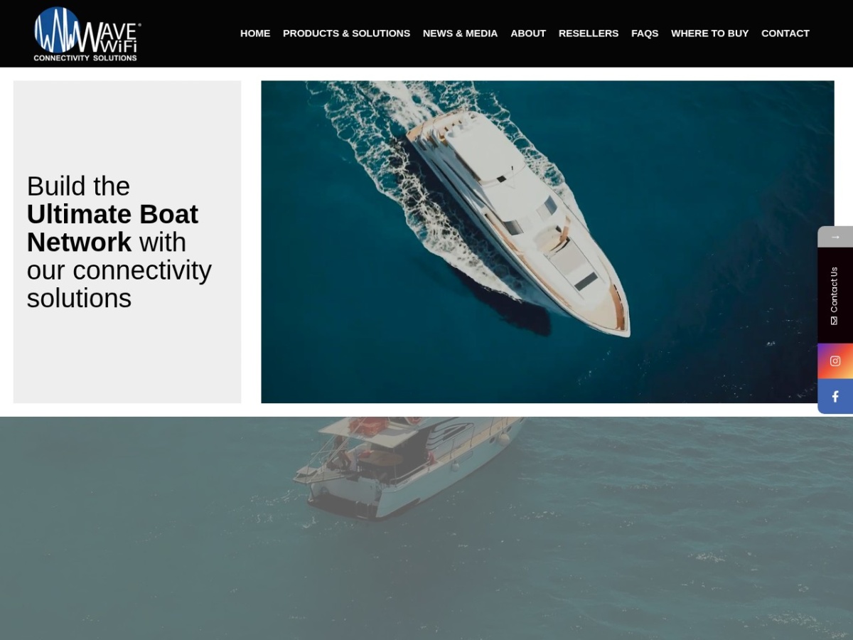 Wave WiFi: Connecting the Marine Industry with a Technology-Forward Website