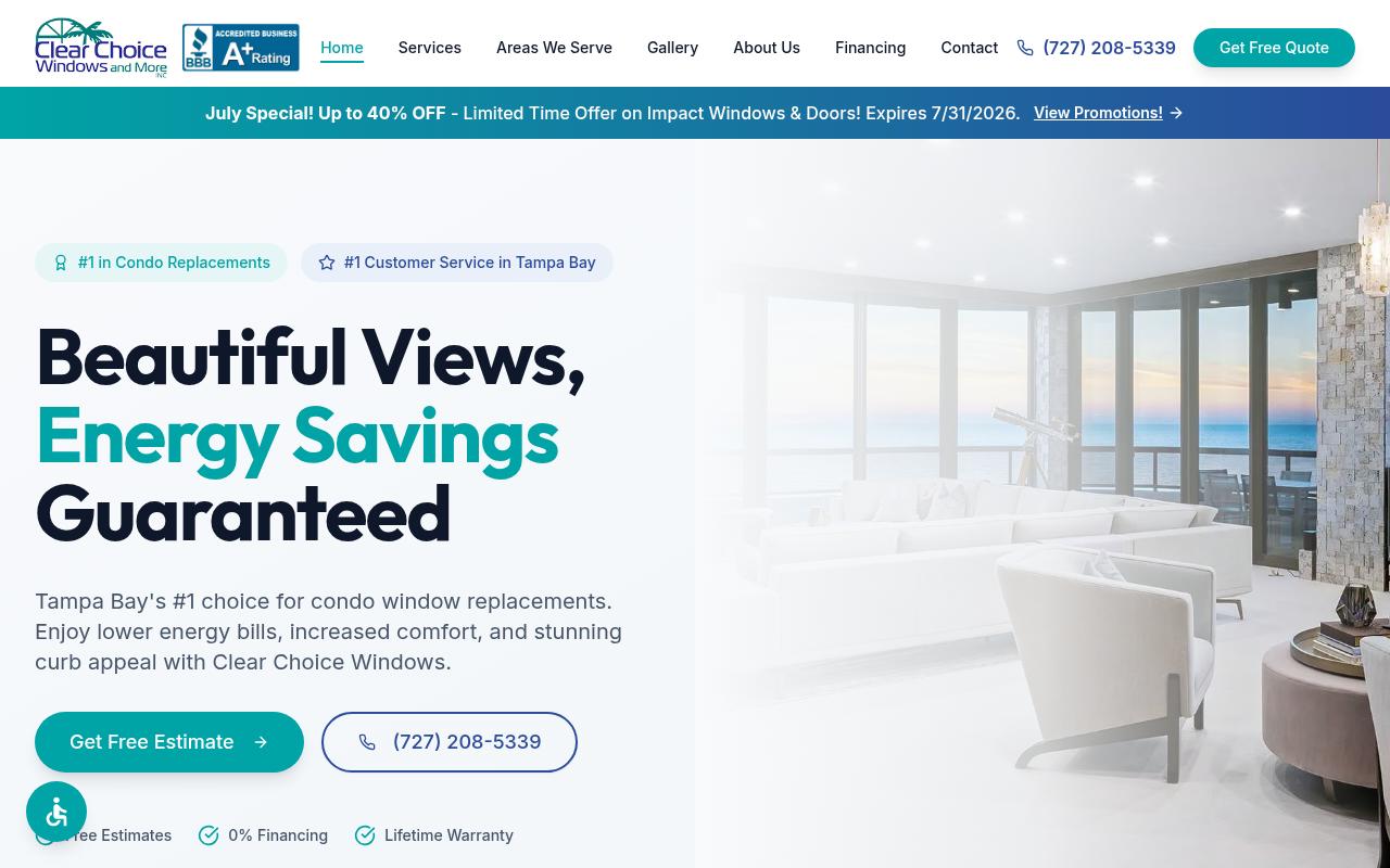 Clear Choice Windows: Marketing Hurricane Impact Windows to Florida Homeowners