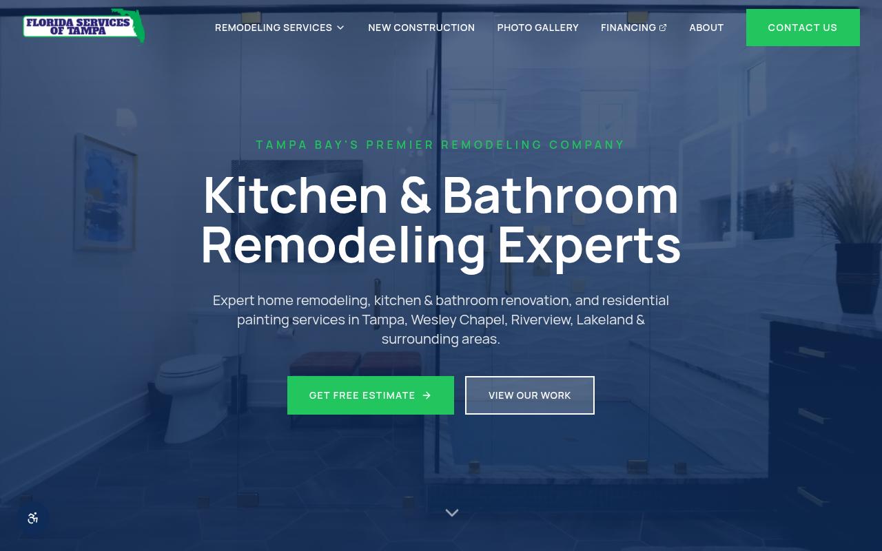 Florida Services of Tampa - website preview