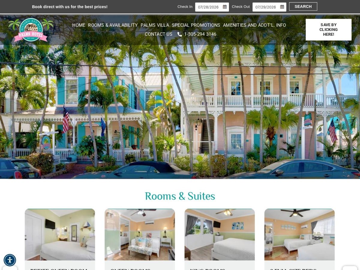 The Palms Hotel Key West: Driving Direct Bookings Through Digital Excellence